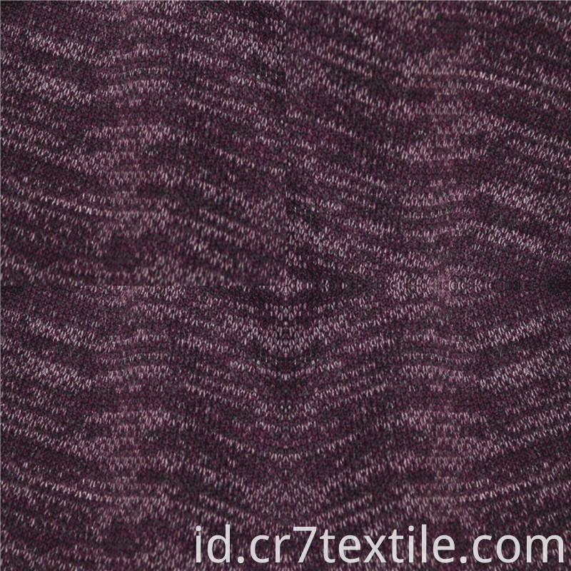 Breathable 4 Way Spandex Dyed Coarse Knitted Jersey Fabric